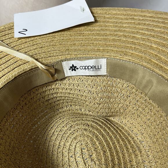Cappelli Straw Sun Hat Sewn Braid paper hat, 22-1/2" circumference, Size 7-1/4 - Picture 7 of 7